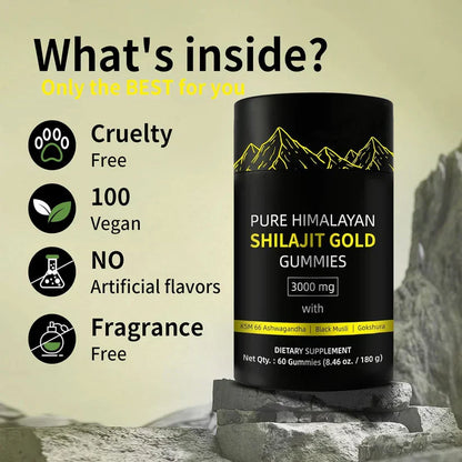 Lucidia™ - Pure Himalayan Shilajit Gold Gummies